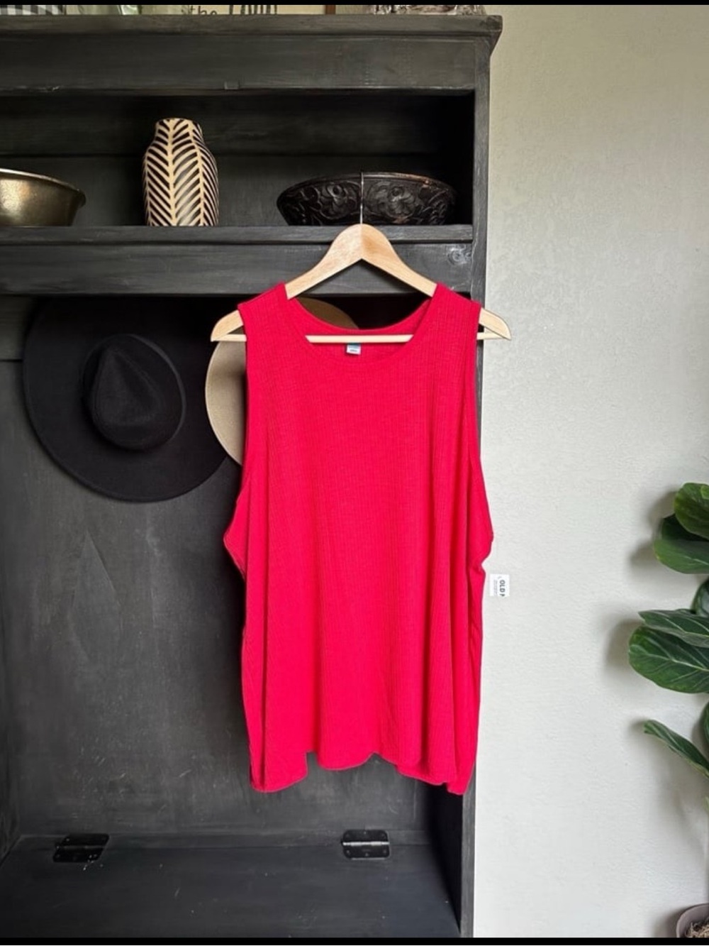 Old Navy Womens Plus Size Top - Ribbed Sleeveless Tank  XXL / 2X